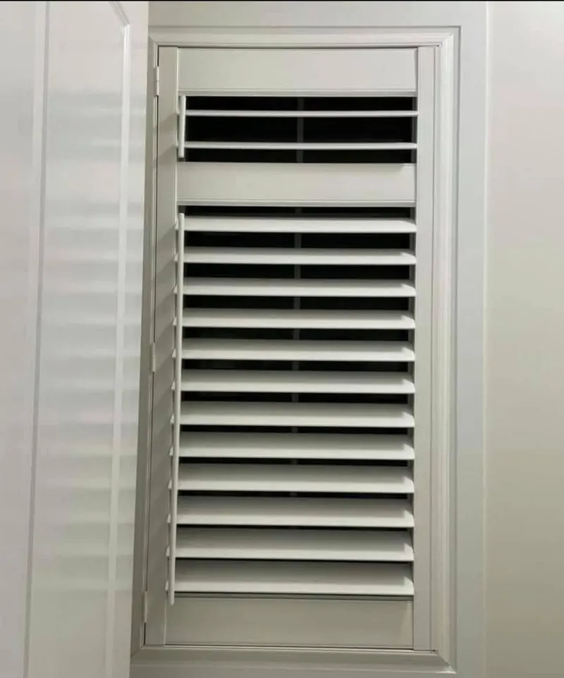 A tall single shutter panel